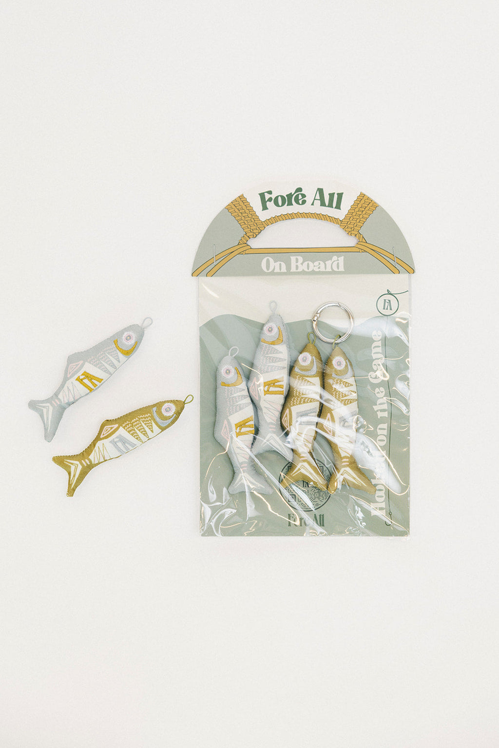 Fish Bag Charm - Multi