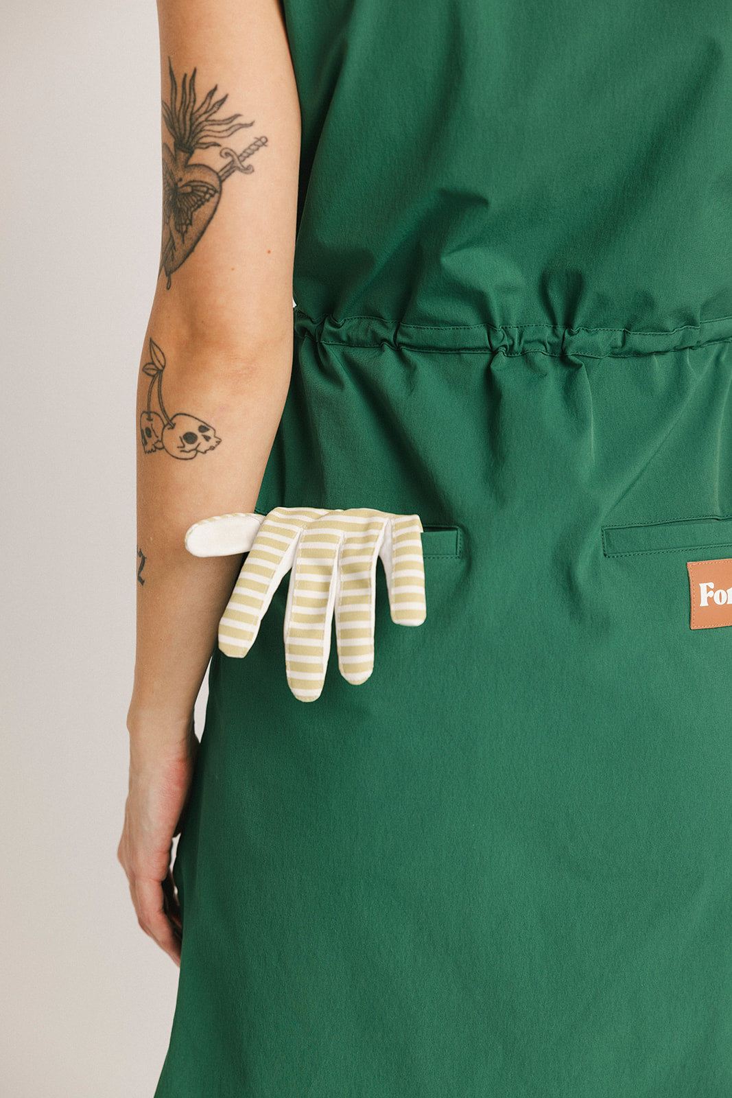 Anchor Dress - Green