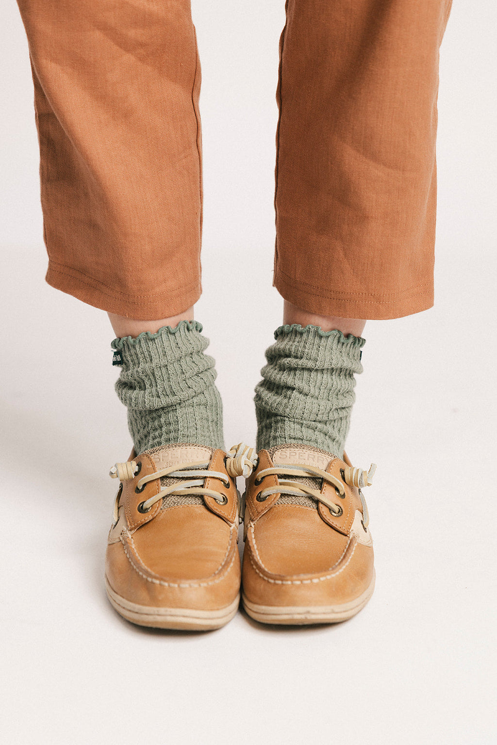 Reef Ruffle Sock - Sea